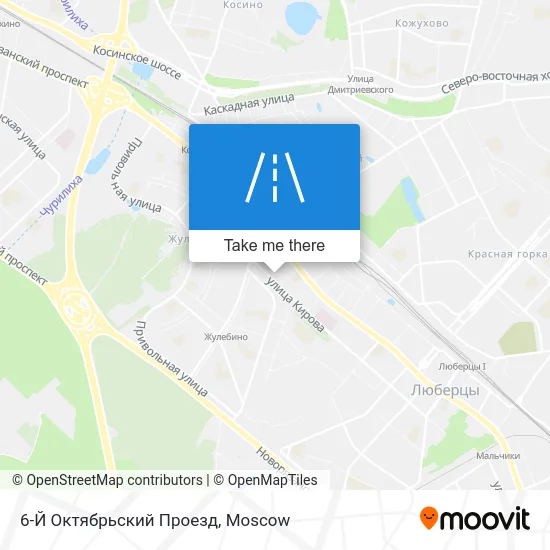 6-Й Октябрьский Проезд map