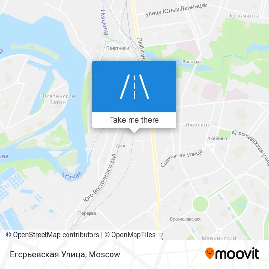 Егорьевская Улица map