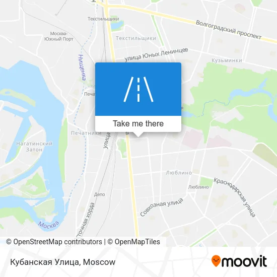 Кубанская Улица map