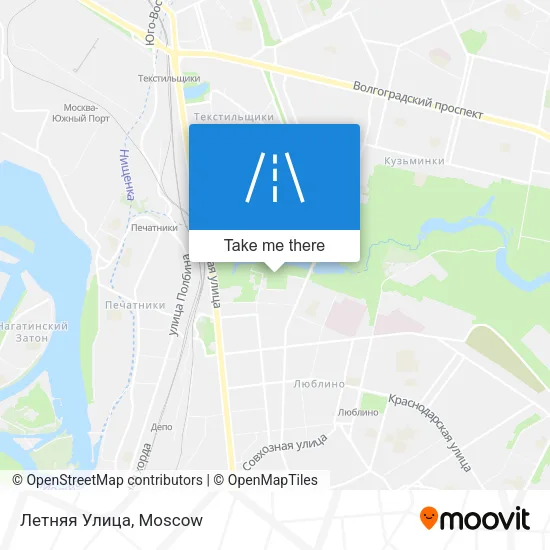 Летняя Улица map