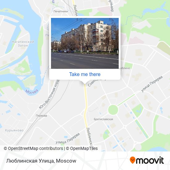 Люблинская Улица map