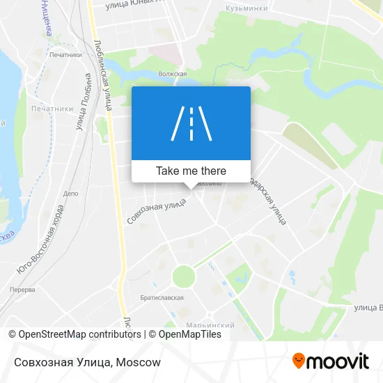 Совхозная Улица map