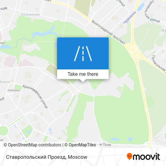 Ставропольский Проезд map