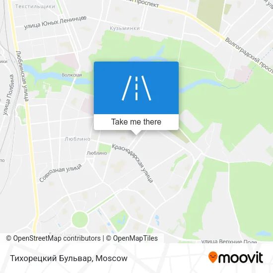 Тихорецкий Бульвар map