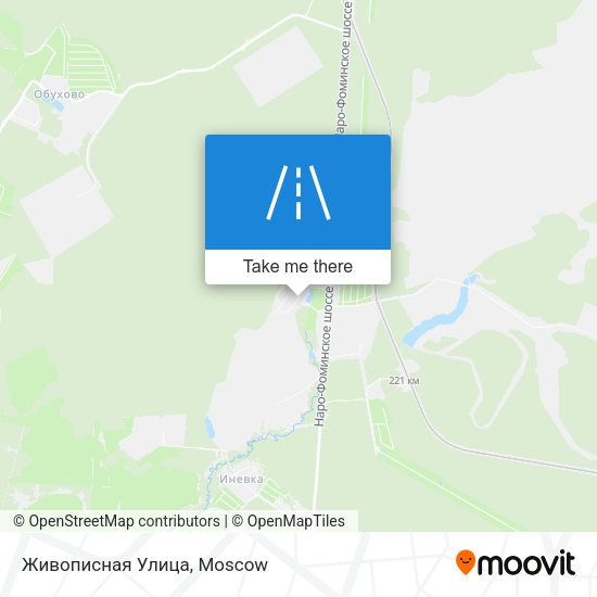 Живописная Улица map