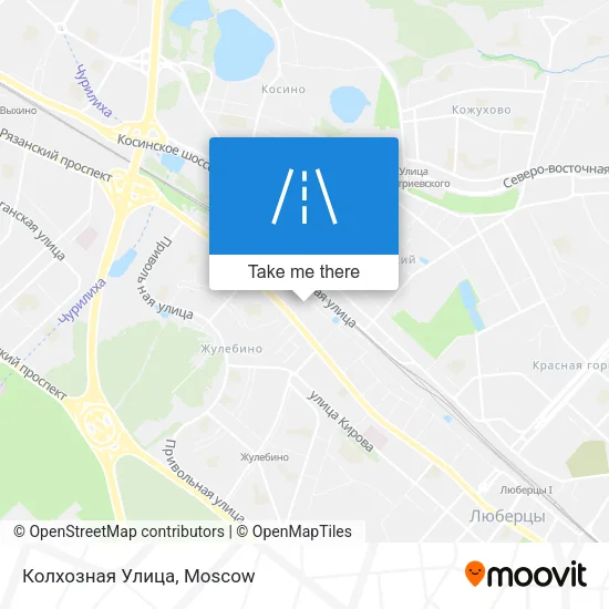 Колхозная Улица map