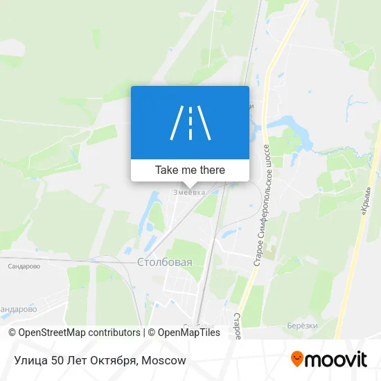 Улица 50 Лет Октября map