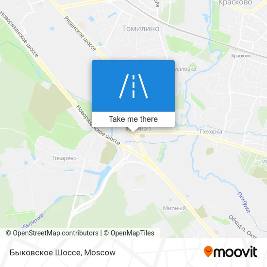 Быковское Шоссе map