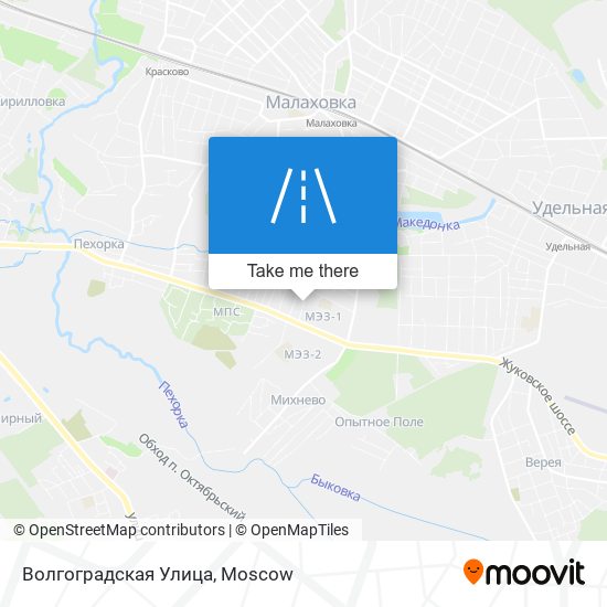 Волгоградская Улица map