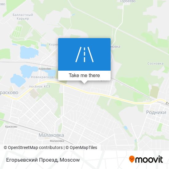 Егорьевский Проезд map