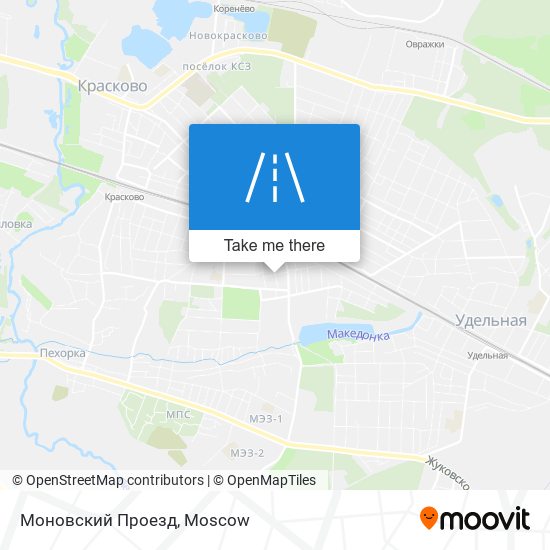 Моновский Проезд map