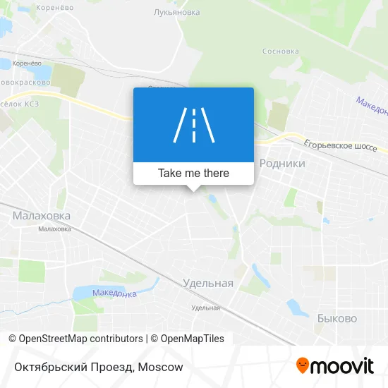 Октябрьский Проезд map