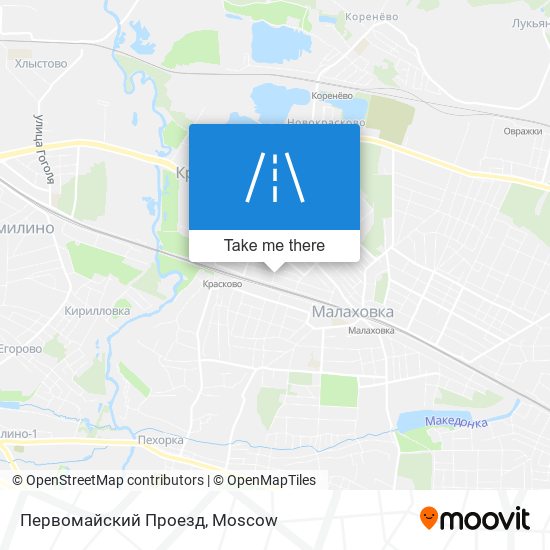 Первомайский Проезд map