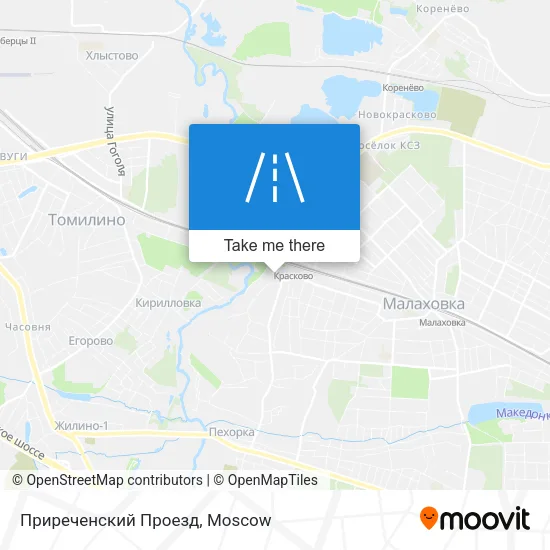 Приреченский Проезд map