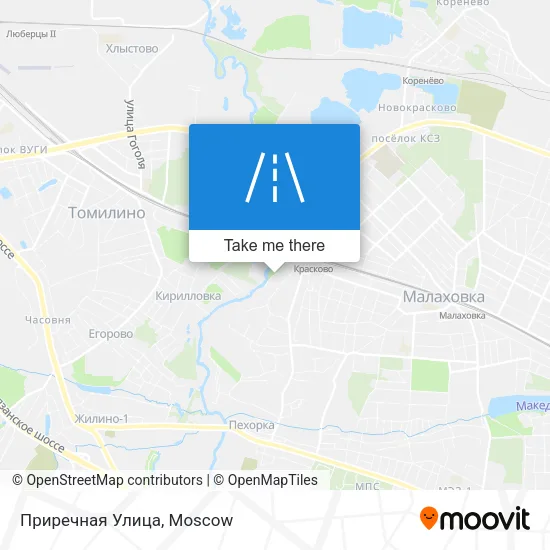 Приречная Улица map