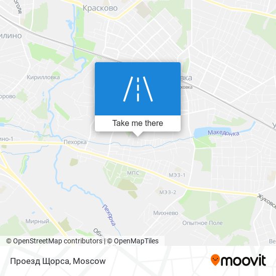 Проезд Щорса map