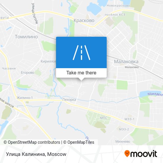Улица Калинина map