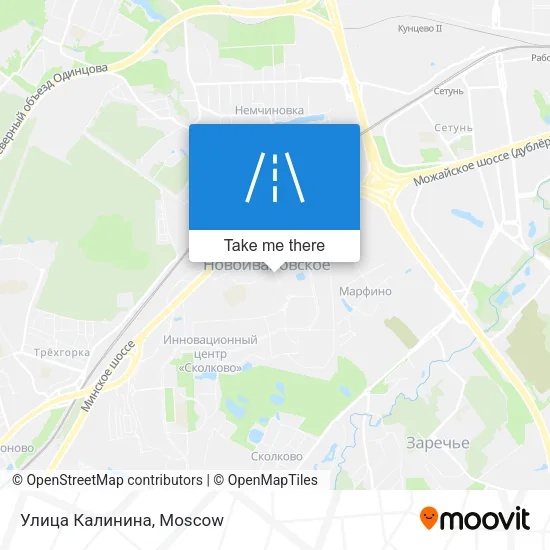 Улица Калинина map