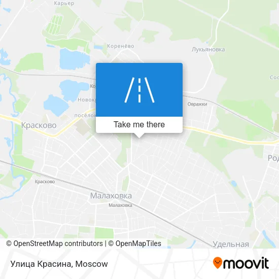 Улица Красина map