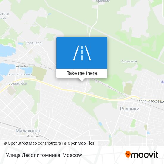 Улица Лесопитомника map