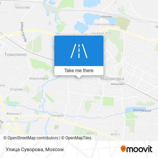 Улица Суворова map
