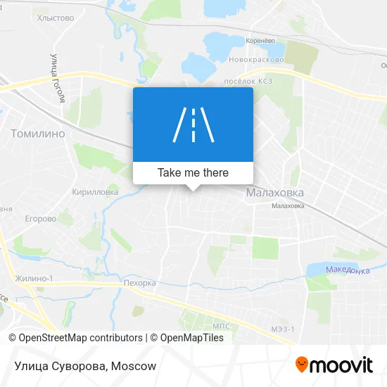 Улица Суворова map