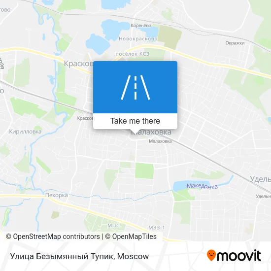 Улица Безымянный Тупик map