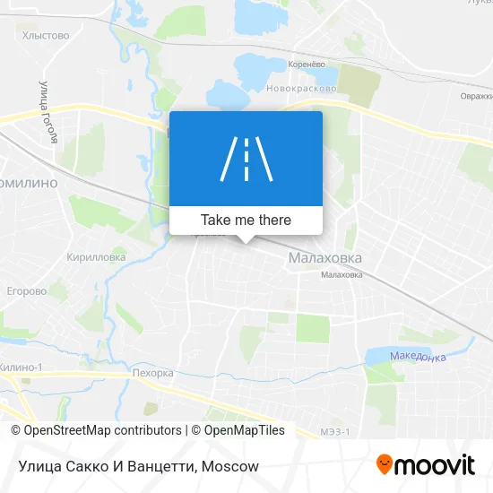 Улица Сакко И Ванцетти map