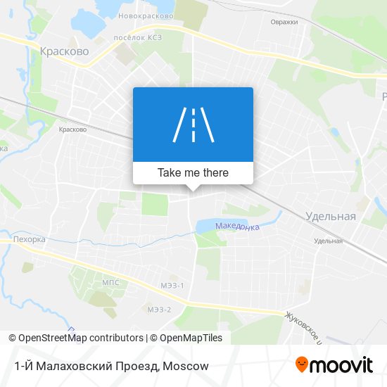 1-Й Малаховский Проезд map