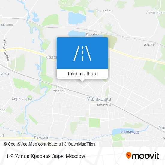 1-Я Улица Красная Заря map
