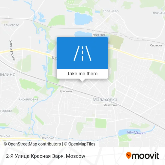 2-Я Улица Красная Заря map