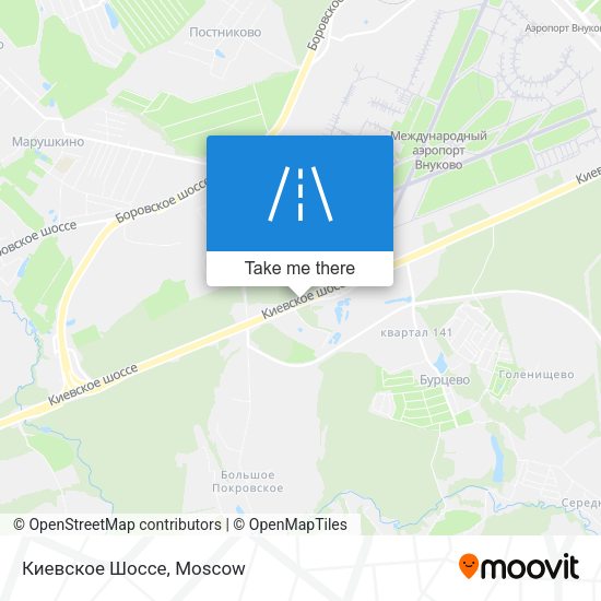 Киевское Шоссе map