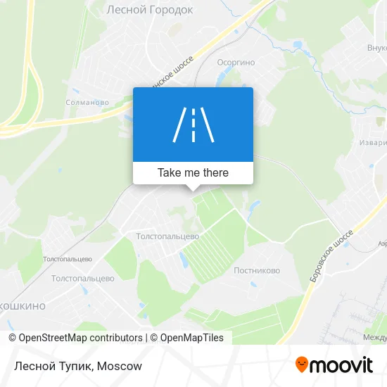 Лесной Тупик map