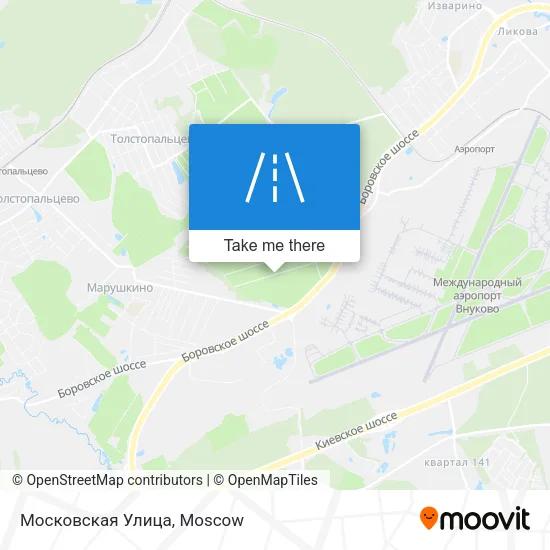 Московская Улица map