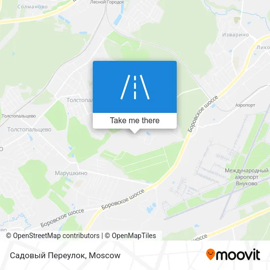 Садовый Переулок map
