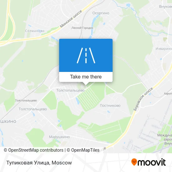 Тупиковая Улица map
