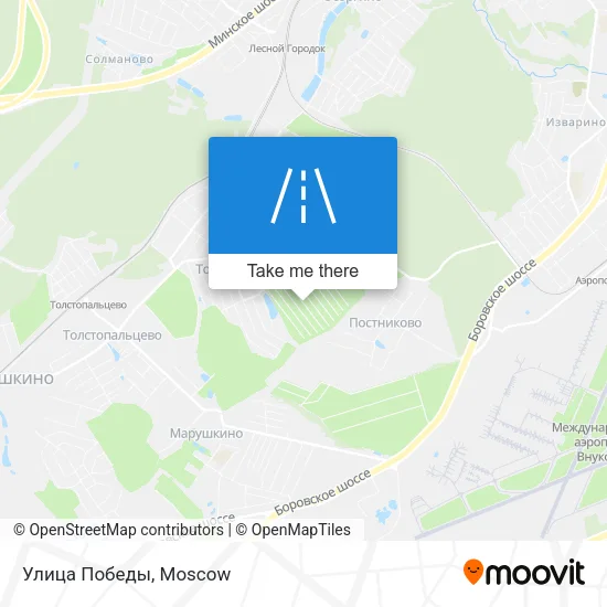 Улица Победы map