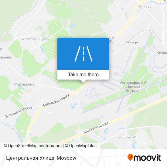 Центральная Улица map