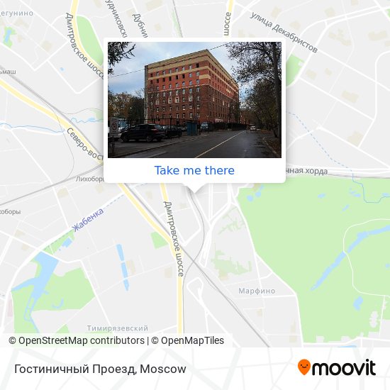 Гостиничный Проезд map