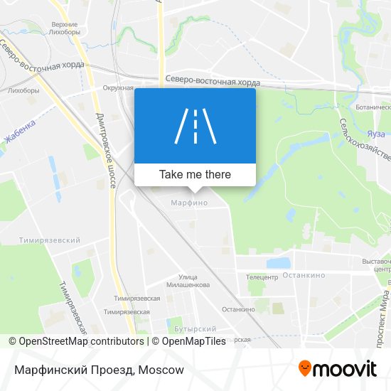 Марфинский Проезд map