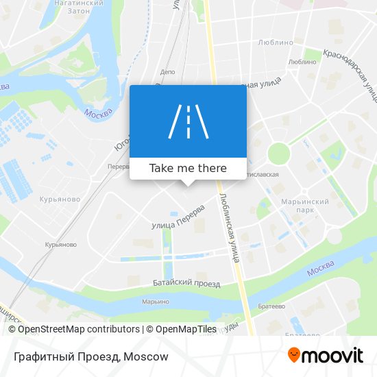 Графитный Проезд map