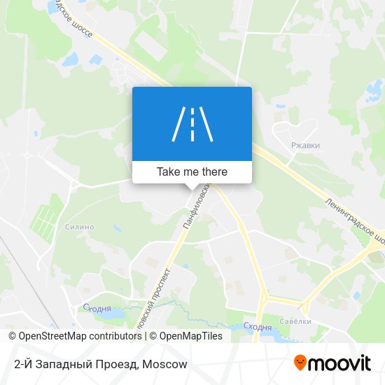 2-Й Западный Проезд map