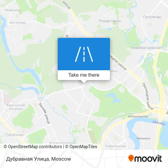 Дубравная Улица map