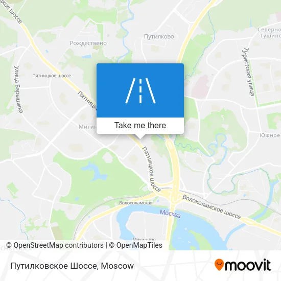 Путилковское Шоссе map
