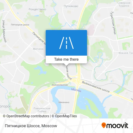 Пятницкое Шоссе map
