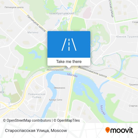 Староспасская Улица map