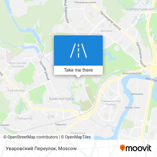 Уваровский Переулок map