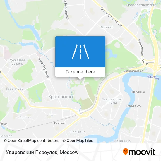 Уваровский Переулок map