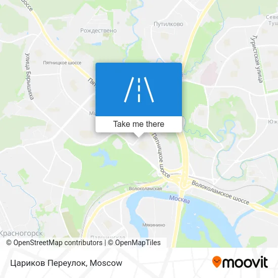 Цариков Переулок map