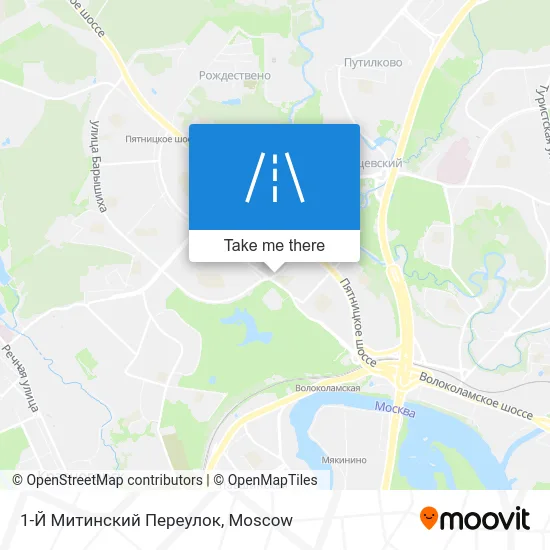 1-Й Митинский Переулок map